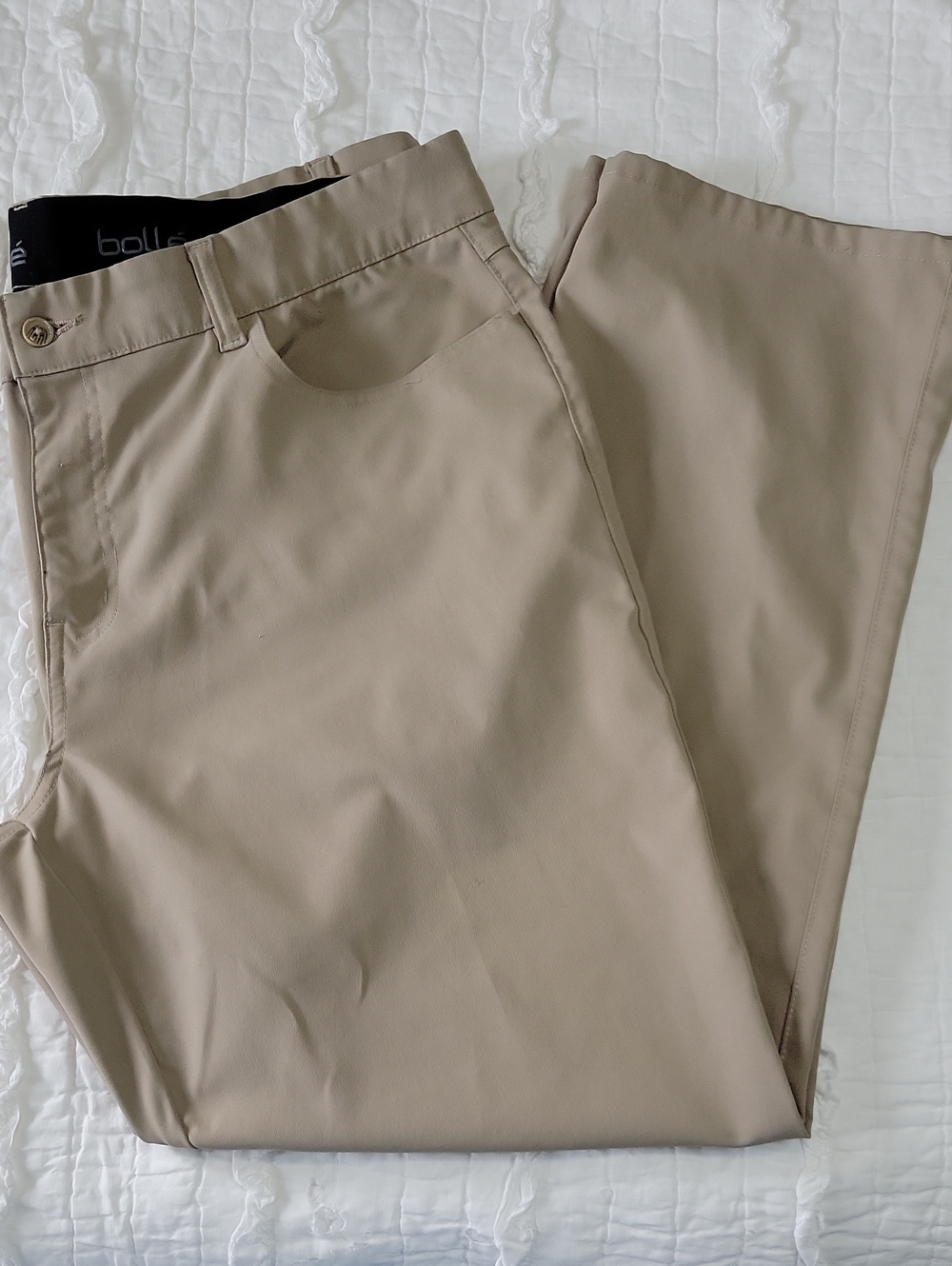 bollé Performance Khaki Golf Pants 40X30 Stretch EUC